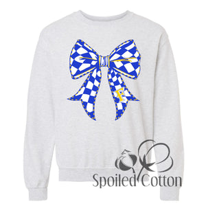 Checkered Bow Mascot Frenship Tigers