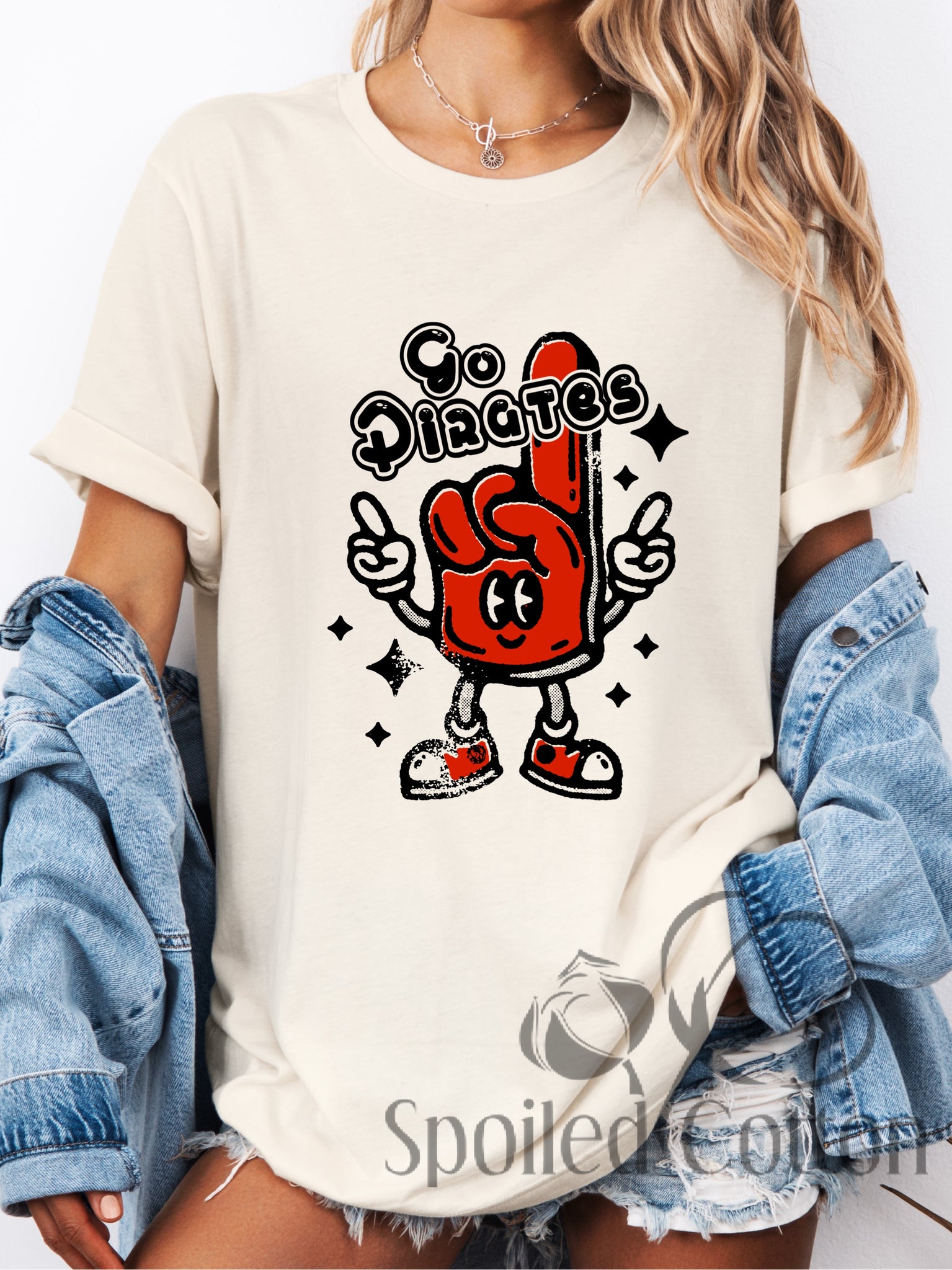 Foam Finger School Spirit Go Pirates