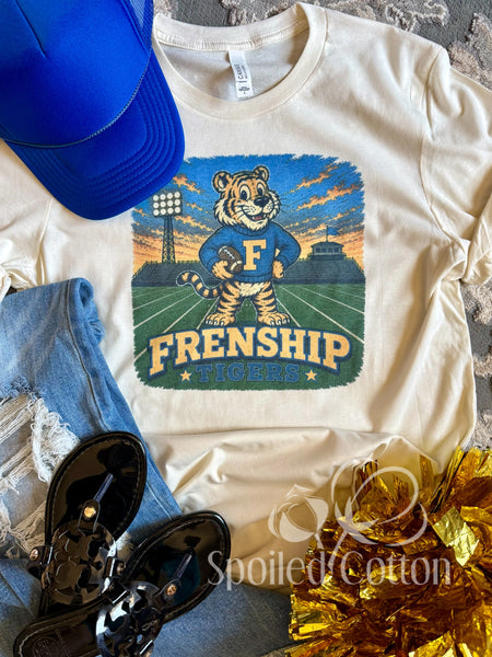 1980s Cartoon Mascot Frenship Tigers