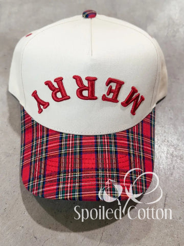 PREORDER Upside Down Merry Christmas Hat