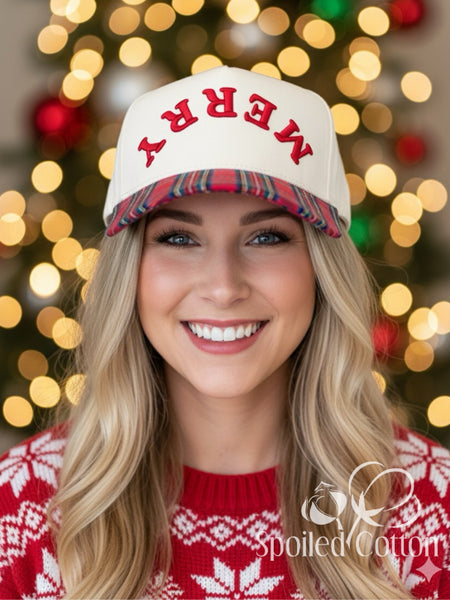 PREORDER Upside Down Merry Christmas Hat