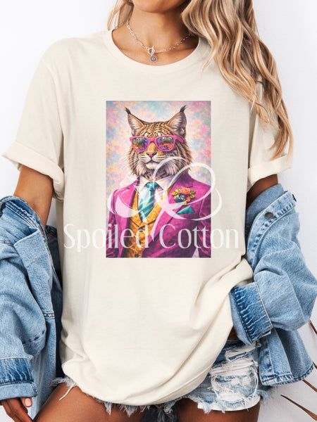 Stylish Mascot Bobcat