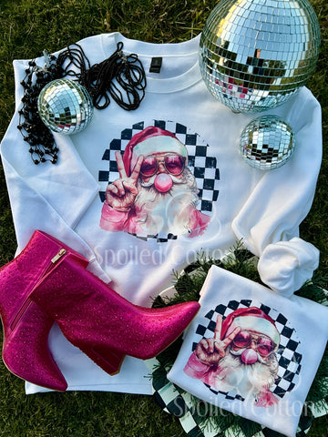 Bubble Gum Santa Sweatshirt