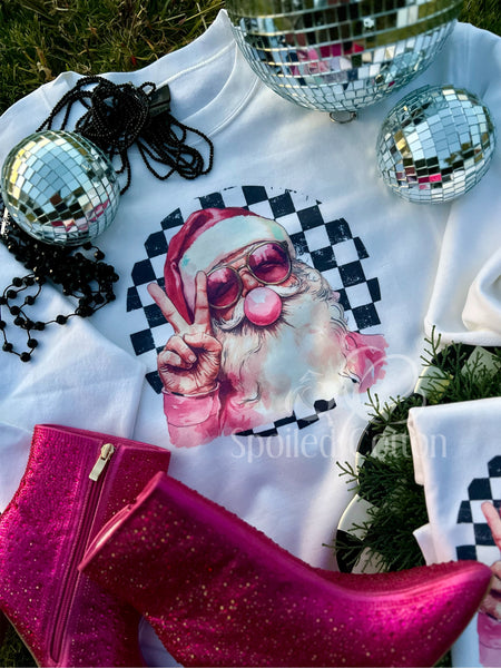 Bubble Gum Santa Sweatshirt