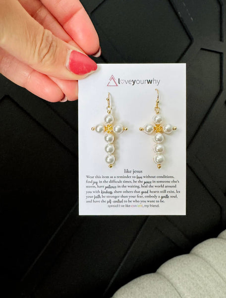 You're Like Really Pretty Stacked Bracelets and Bow Earrings