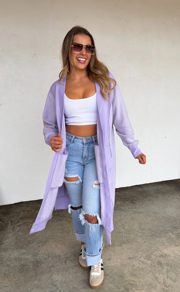 PREORDER- SPRING DESI SWEATSHIRT CARDIGAN
