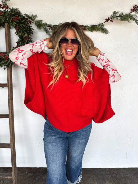 PREORDER Holiday Dress It Up Mesh Tops