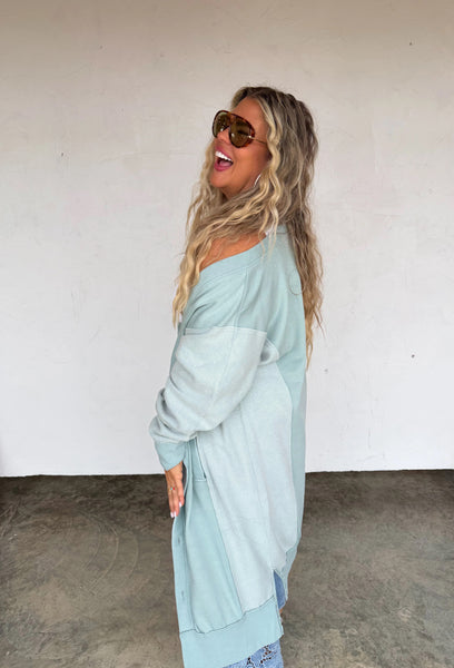 PREORDER- SPRING DESI SWEATSHIRT CARDIGAN