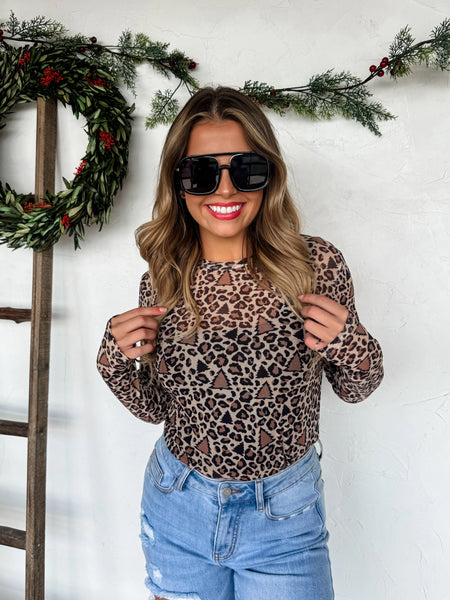 PREORDER Holiday Dress It Up Mesh Tops