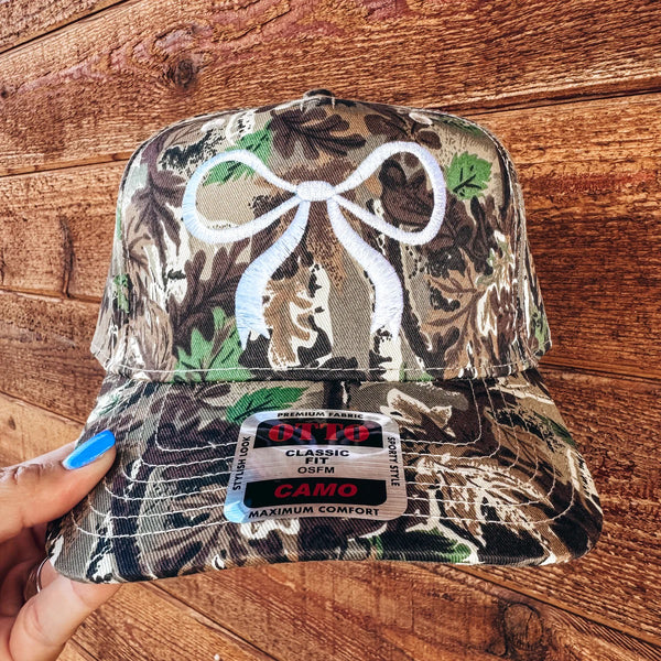 Camo Ribbon Cap