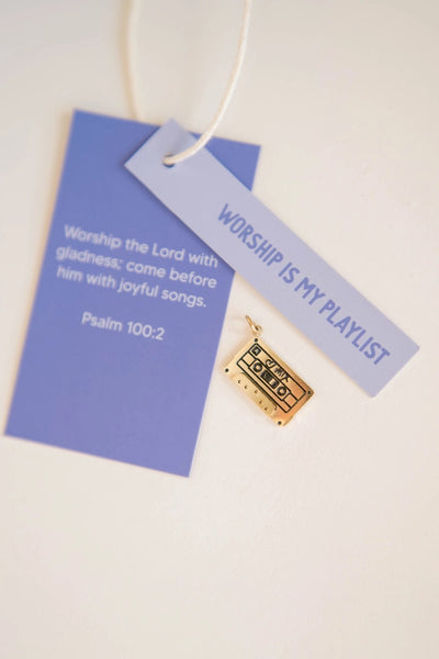 Worship Is My Playlist Charm