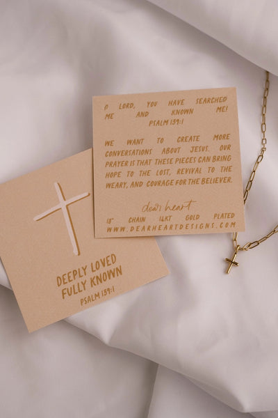 Deeply Loved Fully Known I Christian Jewelry