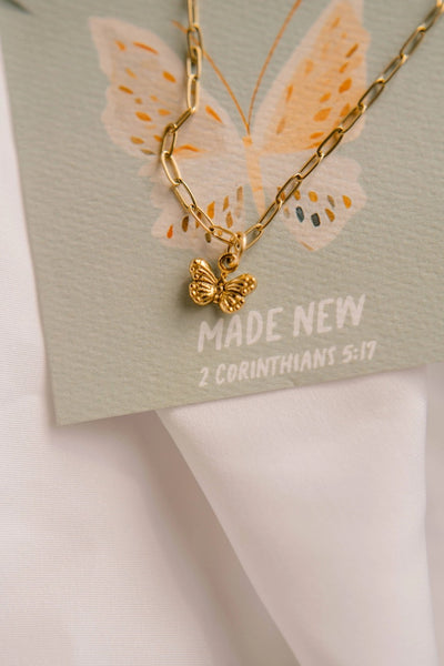 Made New Charm Necklace I Christian Jewelry