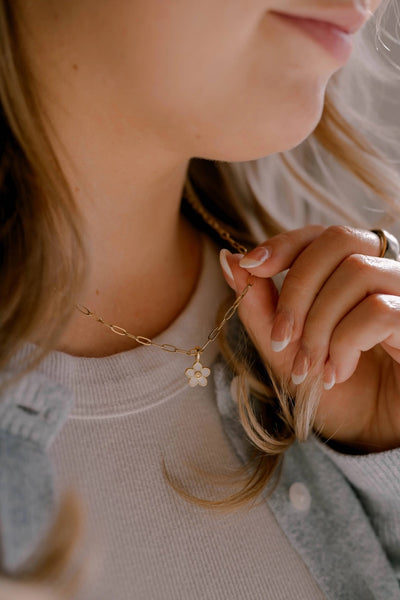 Consider the Wildflowers Charm Necklace I Christian Jewelry