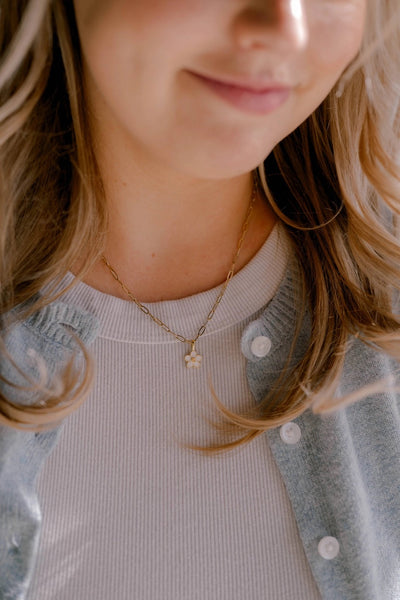 Consider the Wildflowers Charm Necklace I Christian Jewelry