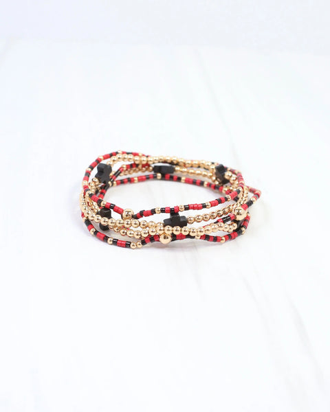 Felicity Beaded Cross Bracelet Set