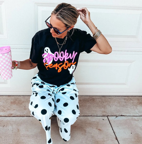 Spooky Season Black Tee