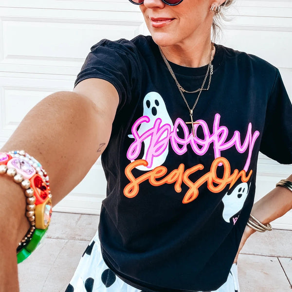 Spooky Season Black Tee