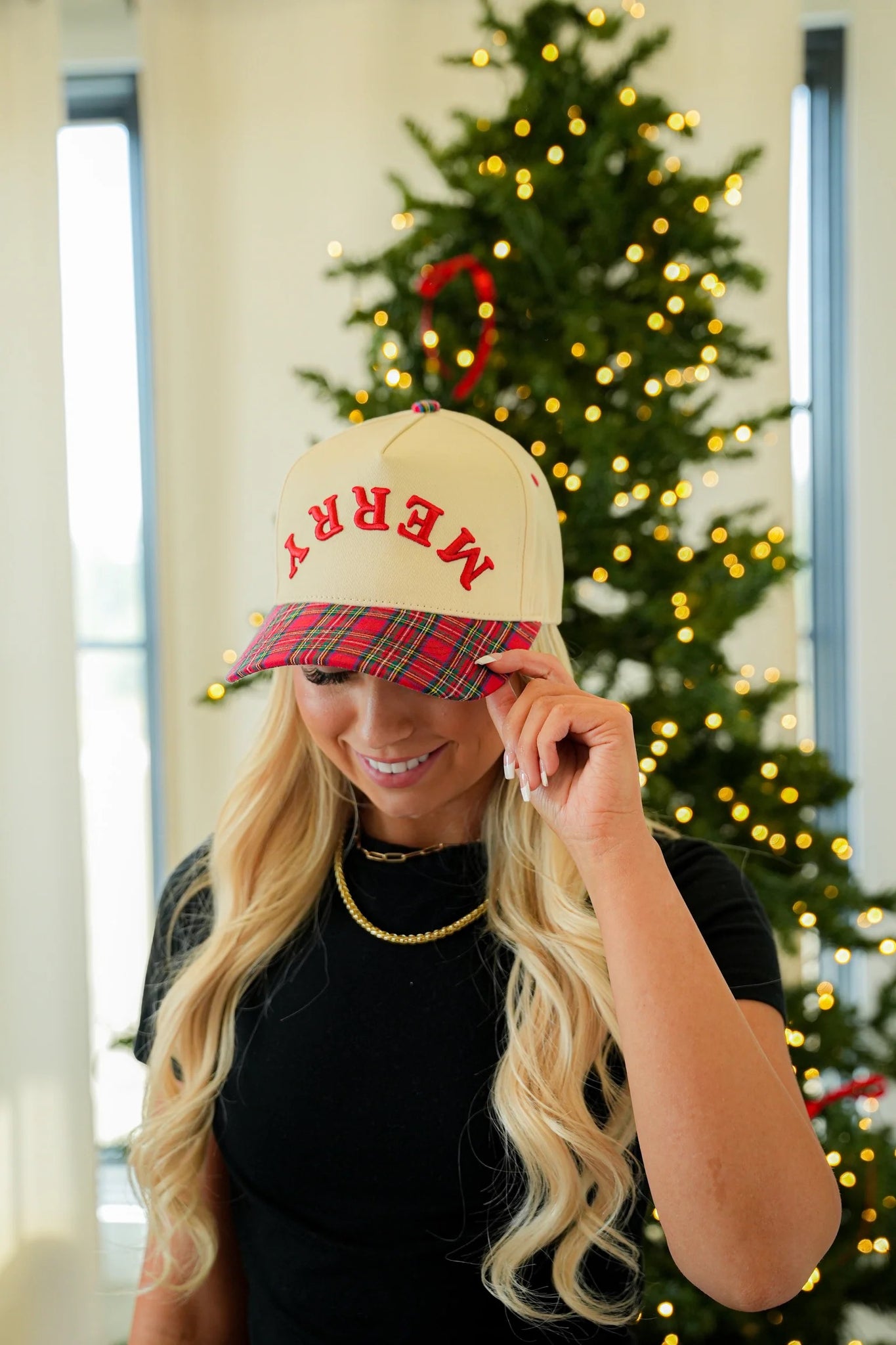 Upside Down Merry Christmas Hat